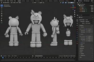 model a roblox ugc bundle in blender