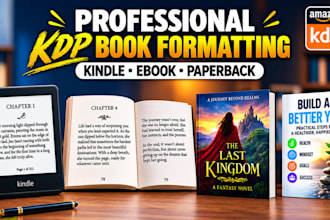 formart your book for kpd kindle and paperback