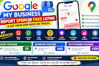 fix suspended google business profile and remove fake listings