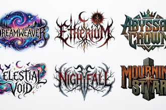 design blackgaze, post black and post metal logo