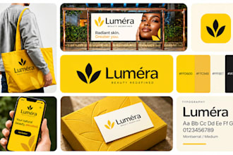 design business logo, brand identity and branding kit