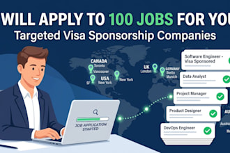 search and apply 100 jobs for you with targeted job applications sponsor job