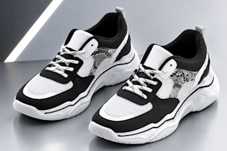 create custom 3d shoe design, sneaker model and footwear 3d model for printing