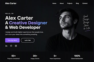 create a custom react web app