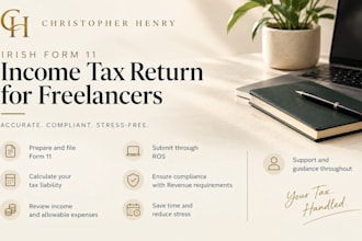 prepare and file your irish form 11 income tax return on ros for freelancers