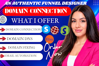 connect domain, redirect domain, domain transfer,fix domain issue,connect domain