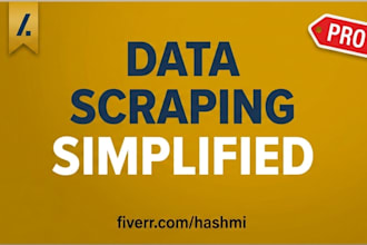 do data mining, web scraping, data extraction, web crawling and data collection