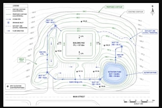 create site grading and drainage plans in civil 3d
