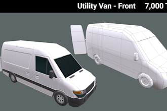 create custom game ready roblox assets and 3d models