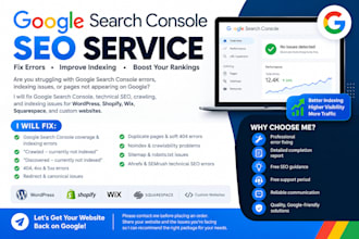 fix google search console indexing errors