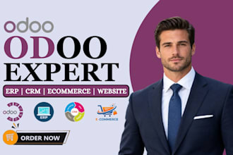 be odoo developer for odoo erp, CRM, pos, website, ecommerce, and custom modules