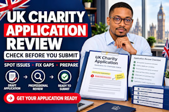 review your UK charity application to avoid rejection