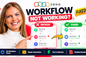 fix zoho CRM workflows not triggering and broken automation