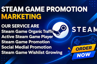steam game promotion, steam game marketing, game visibility, game traffic