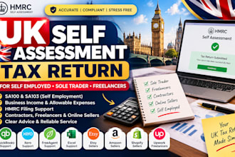 file UK self assessment tax return for self employed sole trader freelancers