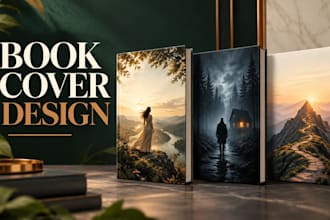 full wrap boook cover kdp paperback kindle cover design amazon kdp cover design