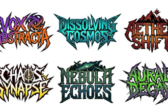 design avant garde metal, experimental metal post metal logo