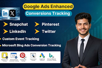 set up snapchat linkedin taboola pinterest twitter and bing ads tracking