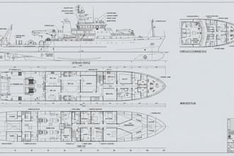 create ship ga plans, general arrangement drawings and ship layouts