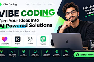 develop, fix lovable ai vibe coding base 44 mvp saas claude web apps replit ai