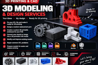 design fix 3d printable stl cad model replacement part enclosure pcb 3d printing
