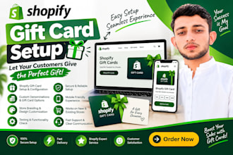 shopify gift card setup