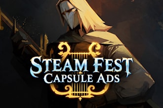 steam capsule art and game marketing game poster  steam wishlist steam page