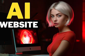 develop ai powered nsfw website, ai saas website, ai anime website
