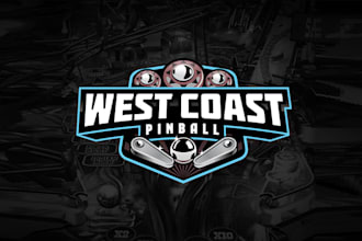 make west coast pinball logo for twitch stream