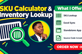 setup logistic sku calculator inventory lookup standalone python desktop app