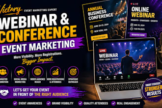 market webinars conferences online events with event marketing and ticket sales