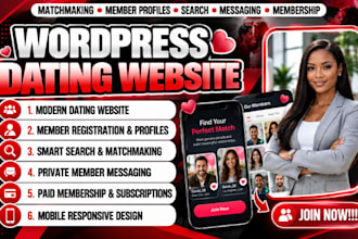 build a high converting wordpress dating and matchmaking website