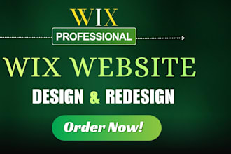 wix website redesign wix website development wix landing page wix website design