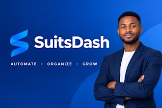 setup and automate suitedash crm client portal and project management