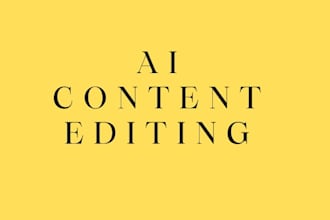 do ai content editing, humanize ai content, ai ebook editing, proofread ai text