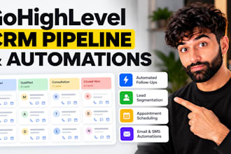 set up your gohighlevel crm pipeline and automations