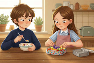 illustrate children book illustration, kids book and children book illustration