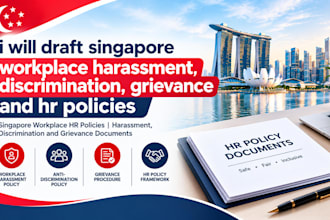 draft singapore workplace harassment, discrimination, grievance and hr policies