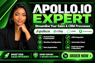 set up your clay com apollo io expert  crm automation workflow setup