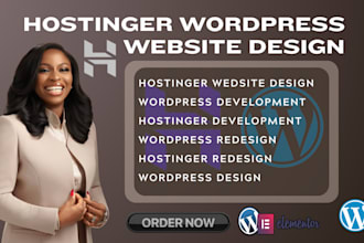 build hostinger website hostinger website design wordpress website development