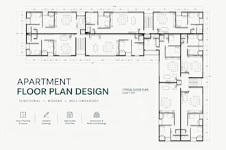 design optimized apartment floor plans for couples and small families