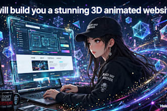 build you a stunning 3d animated website
