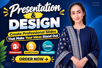 design modern powerpoint canva and gamma presentation with ai