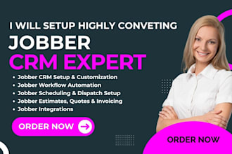 setup jobber CRM housecall pro ghl servicetitan hvac CRM zapier automation
