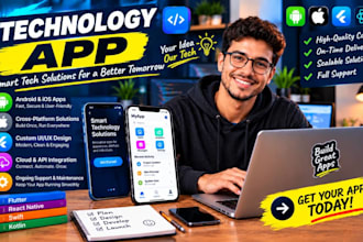 design startup tech,  cyber security, technology and app logo