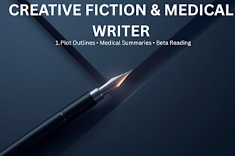 edit, outline, or write your fiction and medical projects