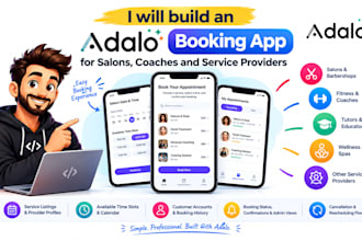 build an adalo booking app for salons coaches and service providers