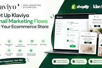 setup klaviyo email marketing flows for ecommerce