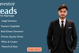 provide valid contact list email list of investors