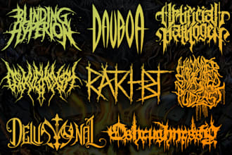 design powerviolence, grindcore and fastcore logo
